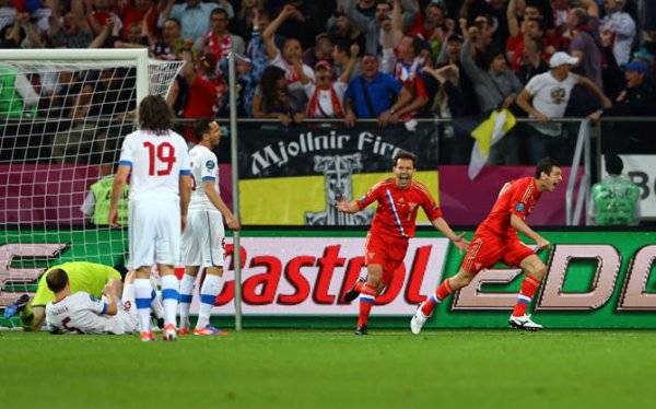 ЕВРО-2012: Россияне уверенно начинают турнир