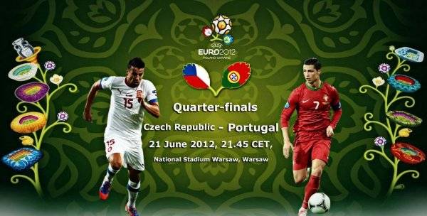 ЕВРО-2012: Старт плей-офф – Чехия – Португалия
