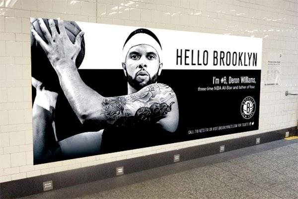 НБА: «Бруклин» запускает рекламную кампанию в Нью-Йорке